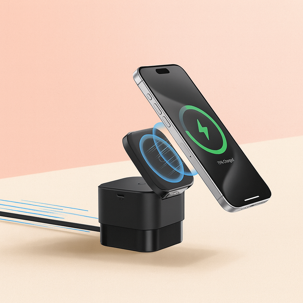 הפתרון האלגנטי לטעינה חכמה – מטען 3 ב-1 לטעינה מהירה ומושלמת