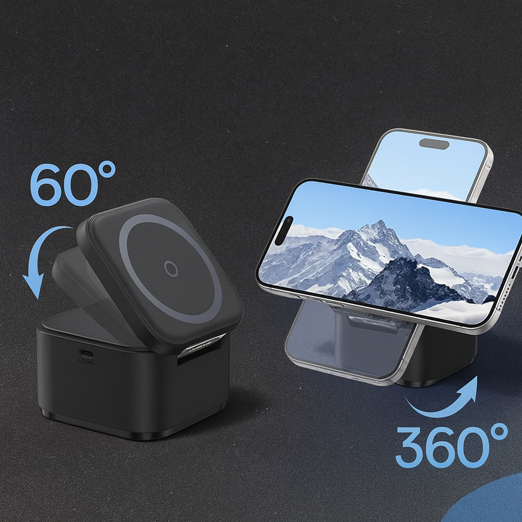 הפתרון האלגנטי לטעינה חכמה – מטען 3 ב-1 לטעינה מהירה ומושלמת